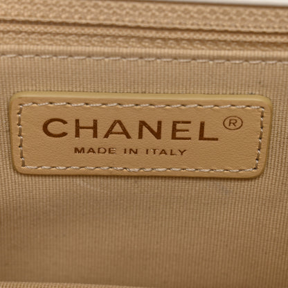 Chanel Lambskin Quilted Chain Bar Top Handle Flap White 6 of 10