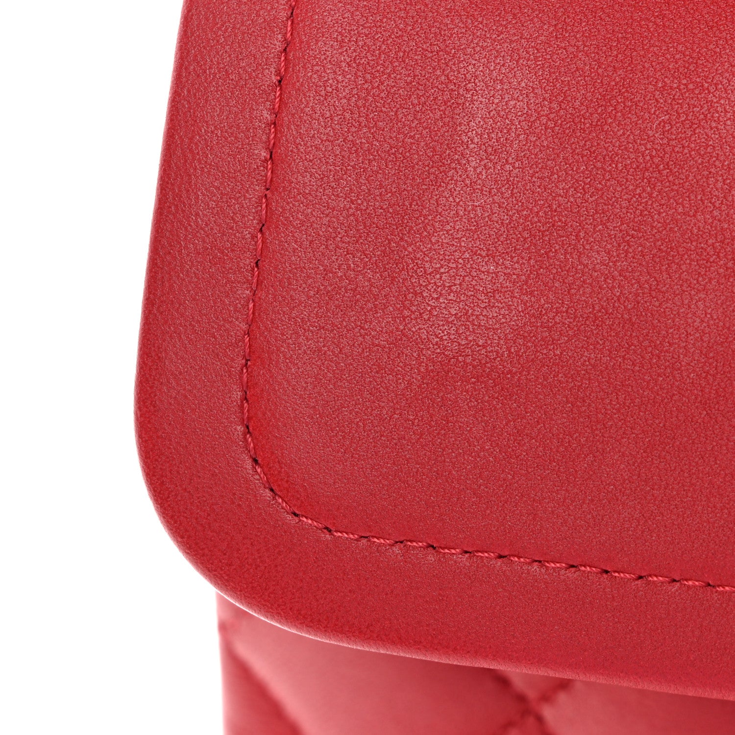 Chanel Lambskin Quilted Medium Double Flap Red 11 of 13