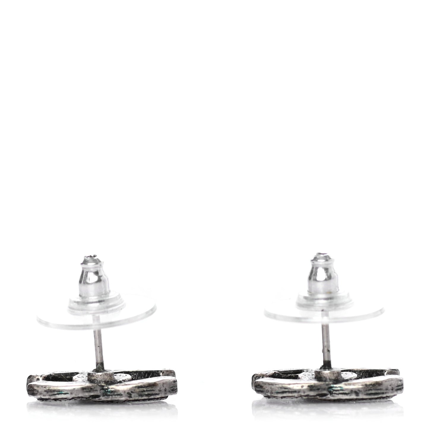 Ruthenium Crystal CC Earrings