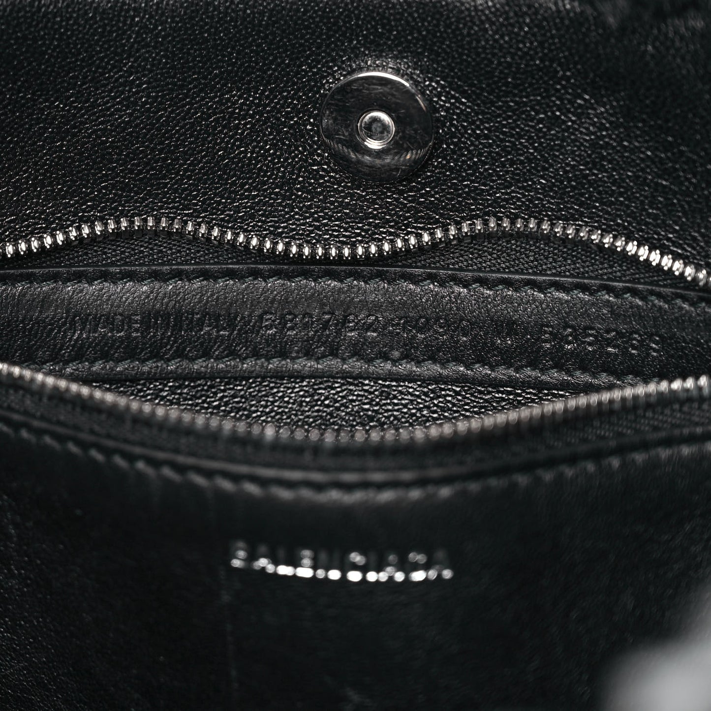 Faux Fur Diagonal Logo Everyday Tote Black White