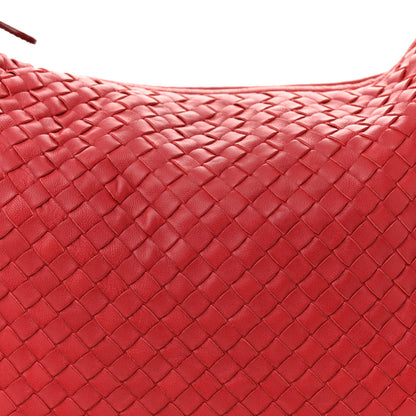 Bottega Veneta Nappa Intrecciato Large Veneta Hobo Red 7 of 11