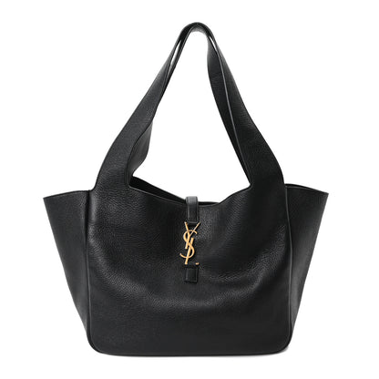 Saint Laurent Grained Deerskin Bea Tote Black 1 of 10