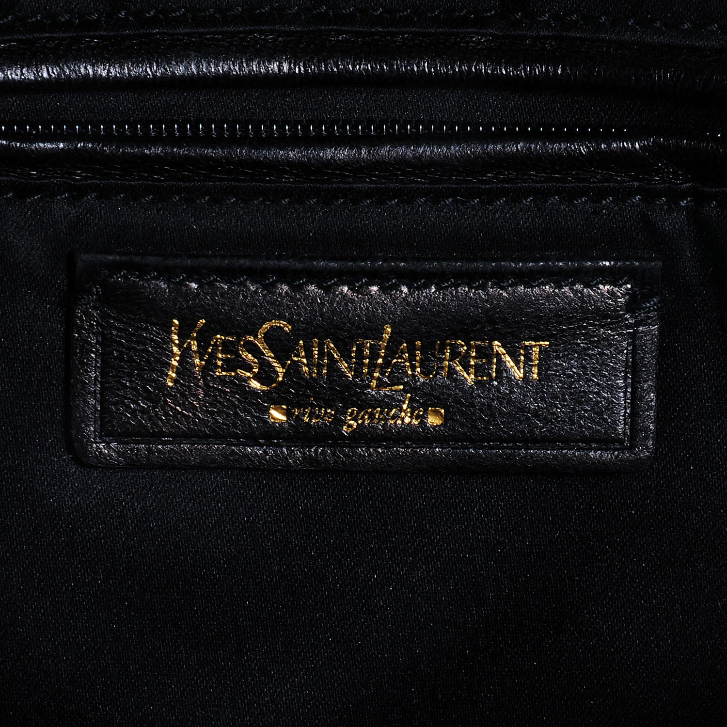 Saint Laurent Patent Croc Large Muse Black 6 of 10