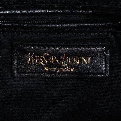 Saint Laurent Patent Croc Large Muse Black 6 of 10