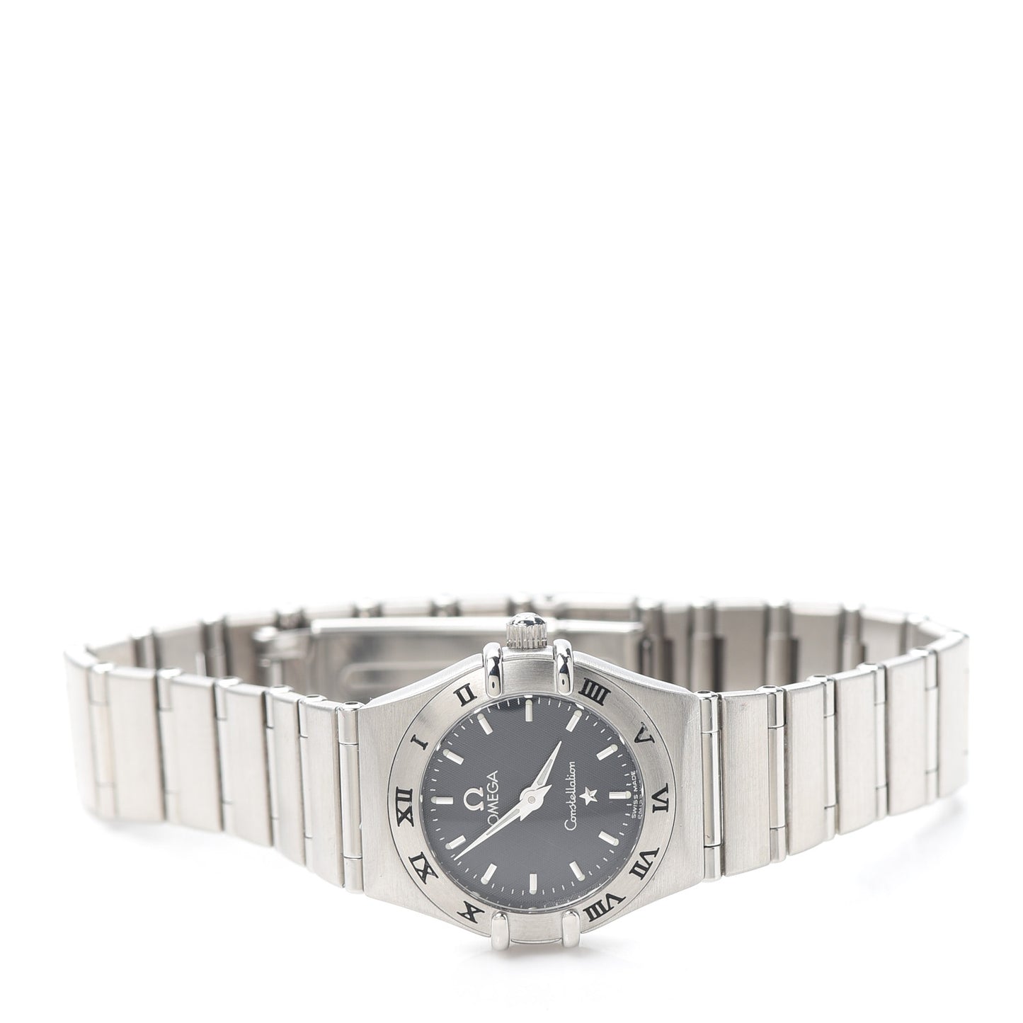 Stainless Steel 22mm Constellation Quartz Watch Black 1562.40