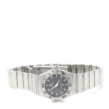 Omega Stainless Steel 22mm Constellation Quartz Watch Black 1562.40 2 of 6