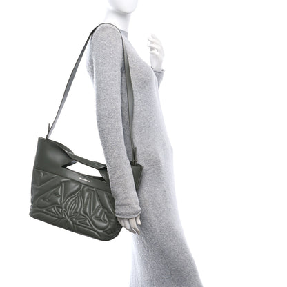 Alexander McQueen Calfskin Quilted Small The Bow Bag Green 2 of 9