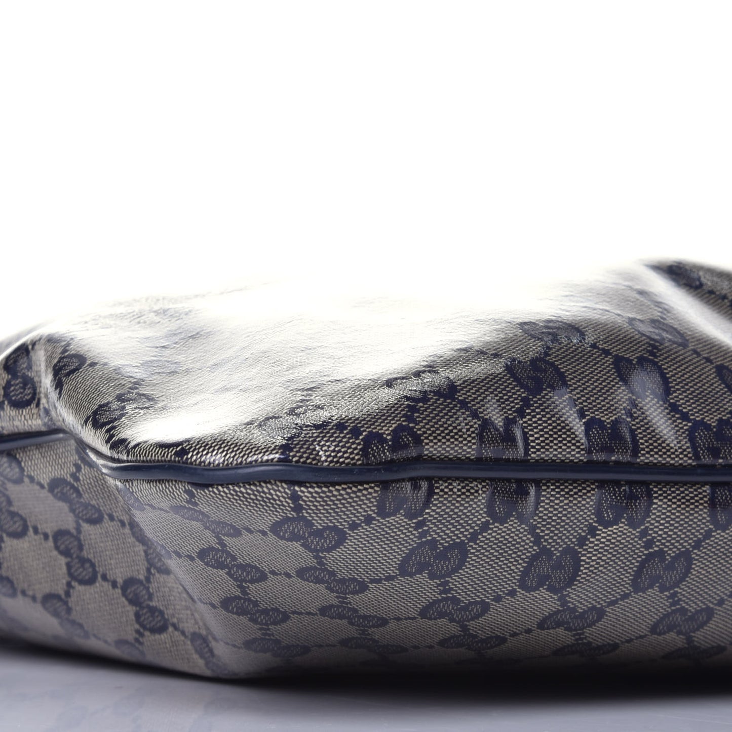 Crystal Monogram Messenger Bag Navy