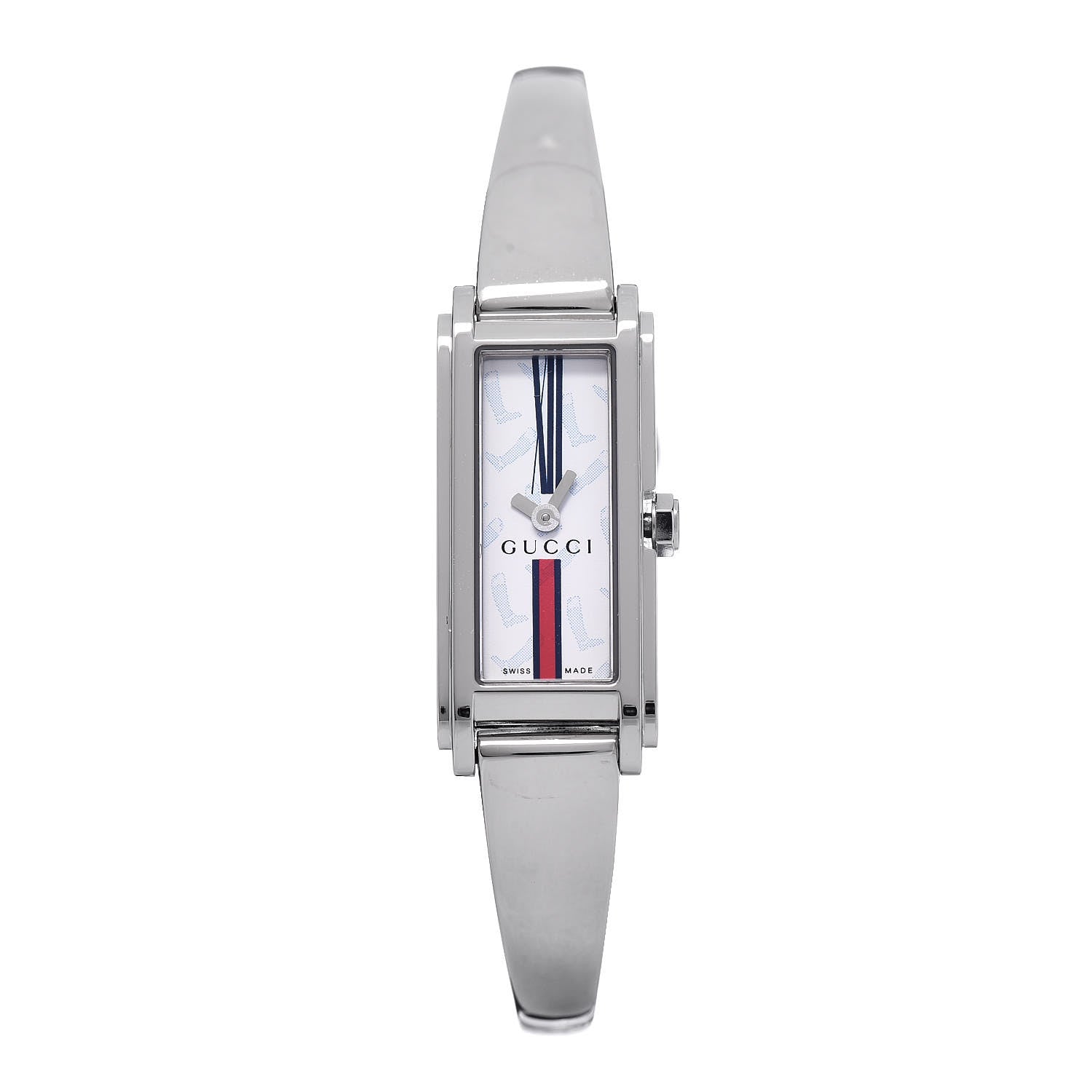 Gucci Stainless Steel 14mm 109 Horsebit Web Quartz Watch 1 of 7