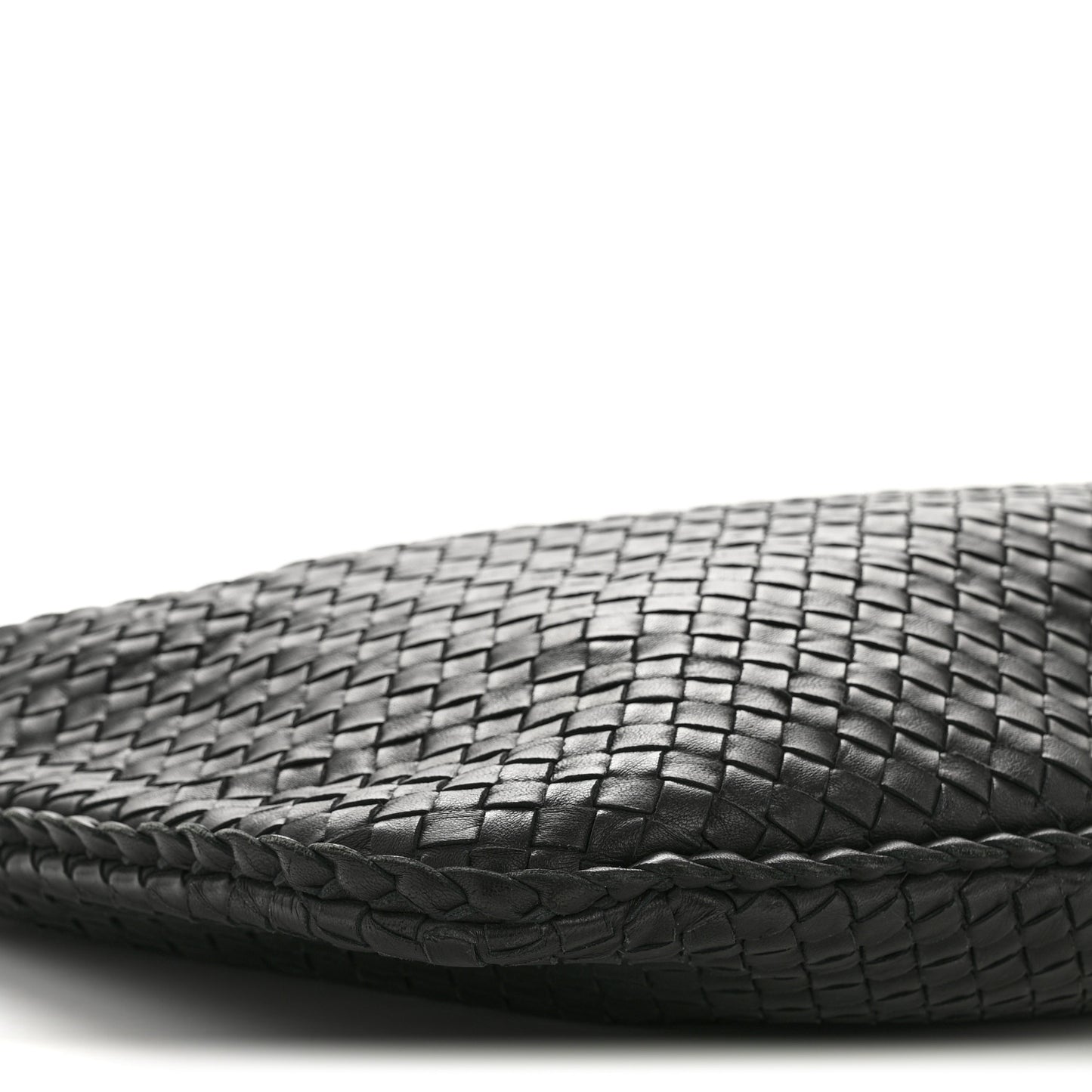 Nappa Intrecciato Large Veneta Hobo Black