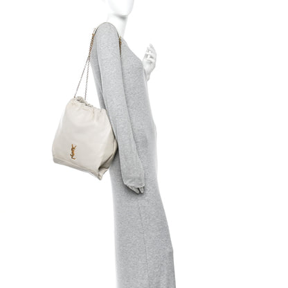 Saint Laurent Lambskin Matelasse Monogram Medium Jamie 4.3 Pochon Crema Soft 2 of 11