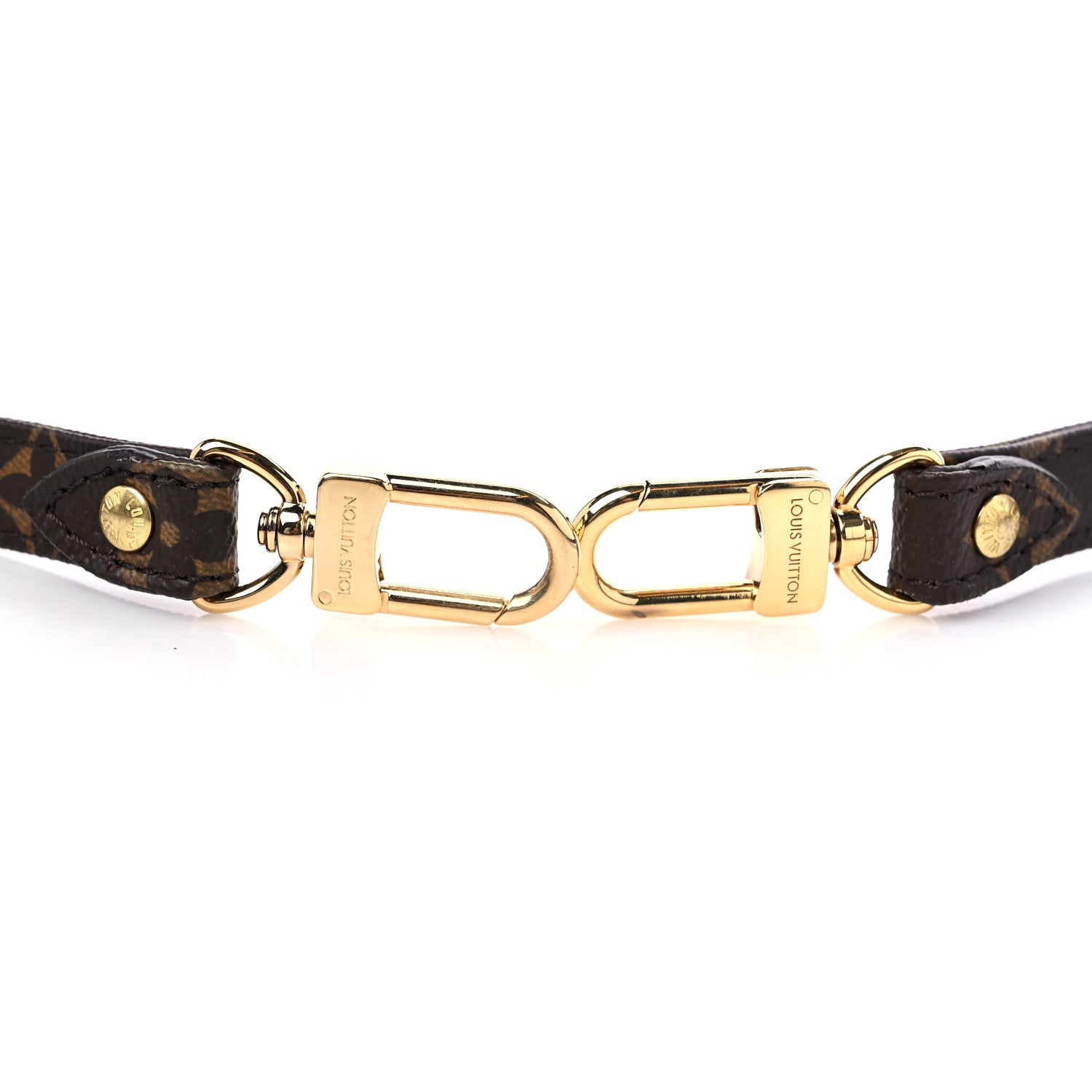 Louis Vuitton LOUIS VUITTON Monogram 16mm Adjustable Shoulder Strap 3 of 4