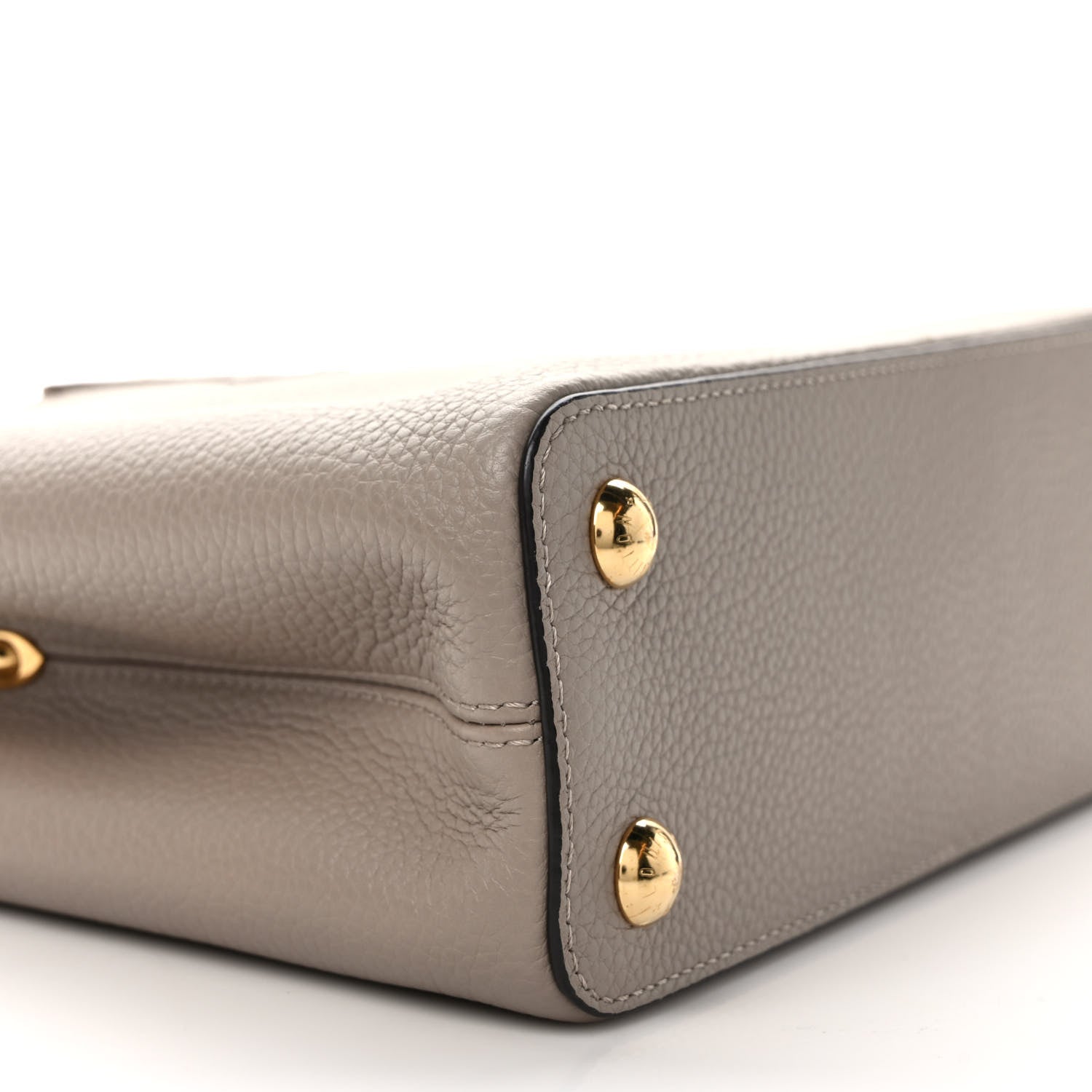 Louis Vuitton Taurillon Capucines BB Galet 7 of 8