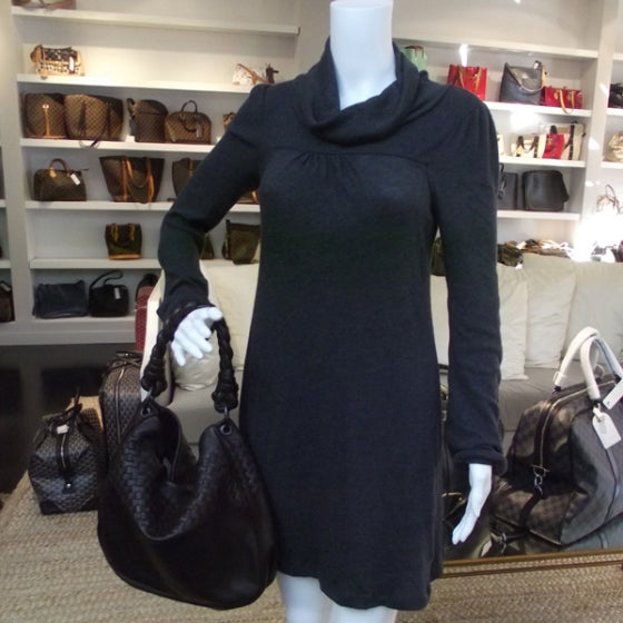 Bottega Veneta Cervo Intrecciato Shoulder Bag Ebano 2 of 10