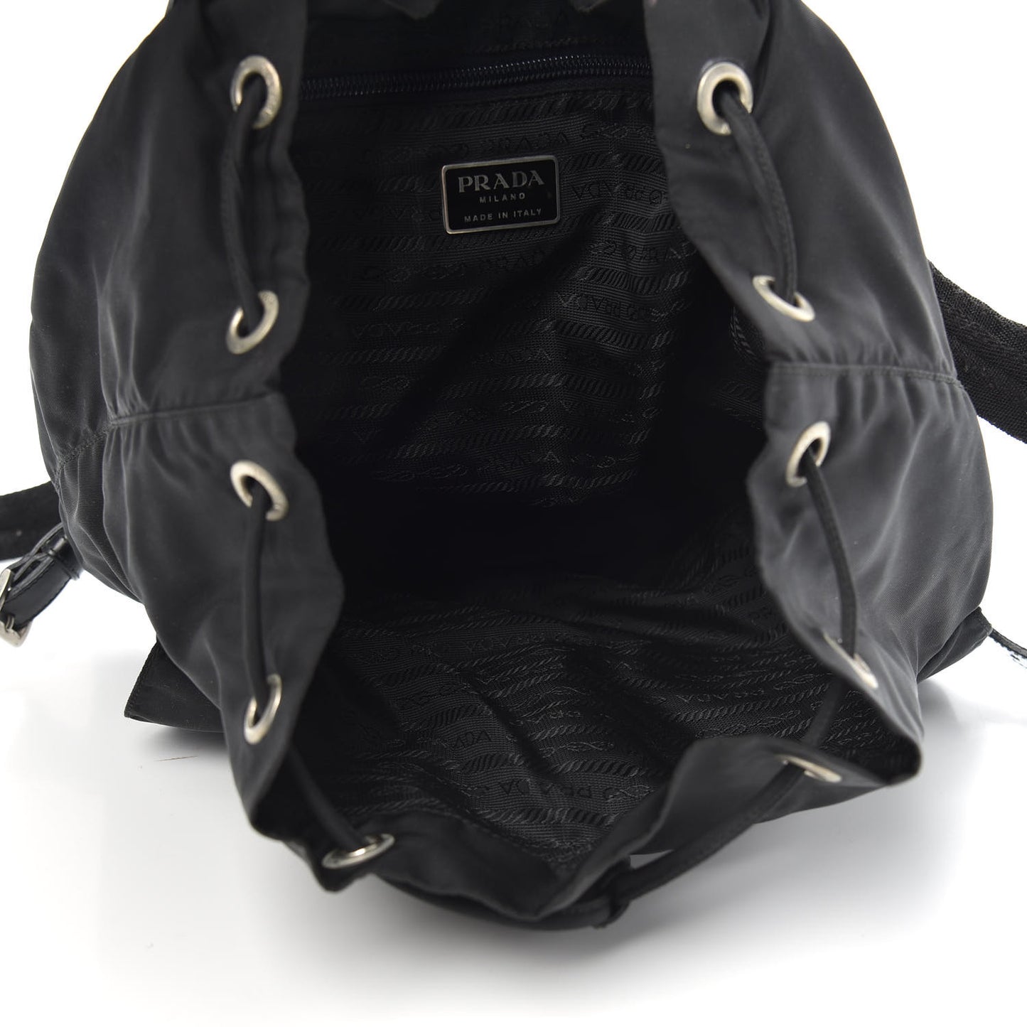 Nylon Vela Medium Backpack Black
