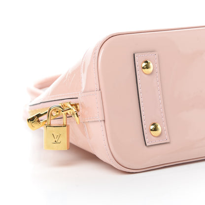 Louis Vuitton Vernis Alma BB Rose Ballerine 10 of 14