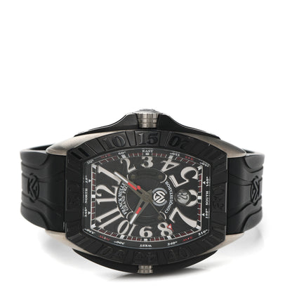Franck Muller Titanium Rubber 45mm Conquistador Grand Prix Automatic Watch Black 8900SC 2 of 6