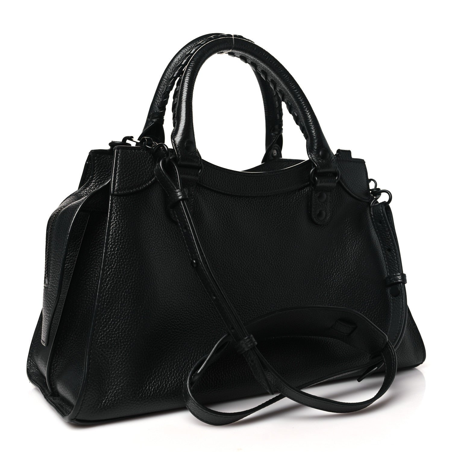 Balenciaga Grained Calfskin Neo Classic Black Hardware S City Black 2 of 10