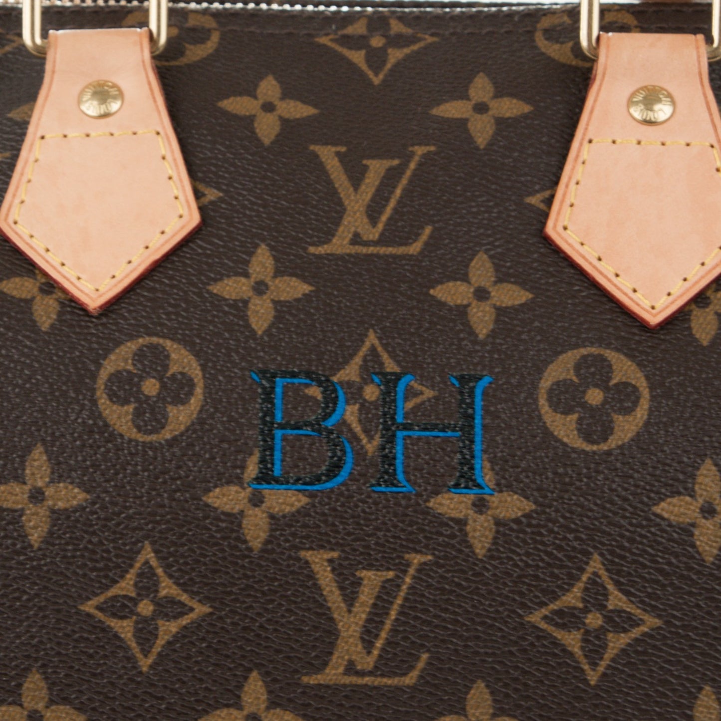 Monogram My LV Heritage Speedy 25 Noir Blue de France