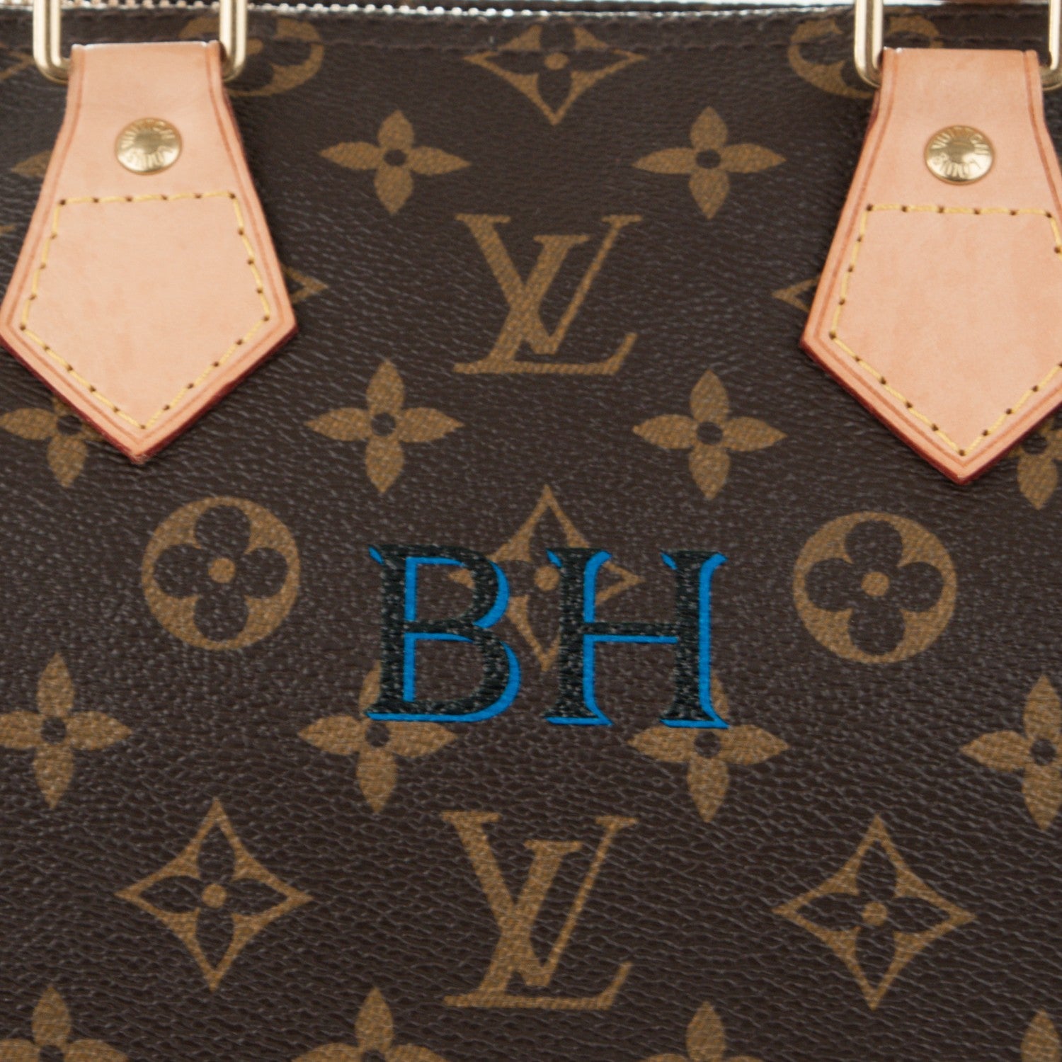 Louis Vuitton Monogram My LV Heritage Speedy 25 Noir Blue de France 6 of 8