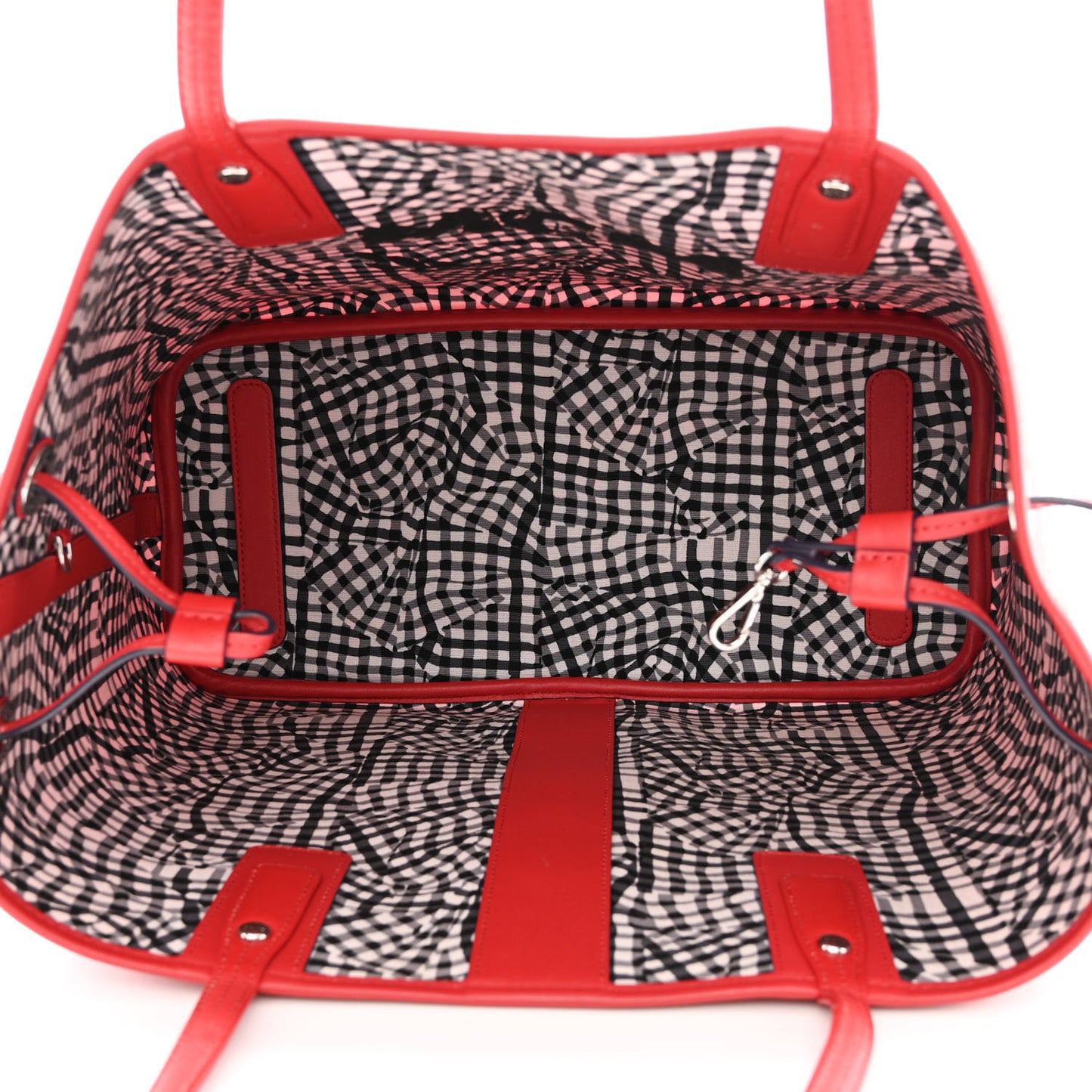 Visetos Large Liz Reversible Shopper Tote Ruby Red