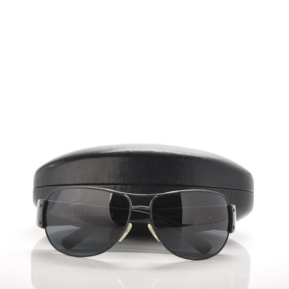 Prada Aviator Sunglasses SPR 52G Black 8 of 8
