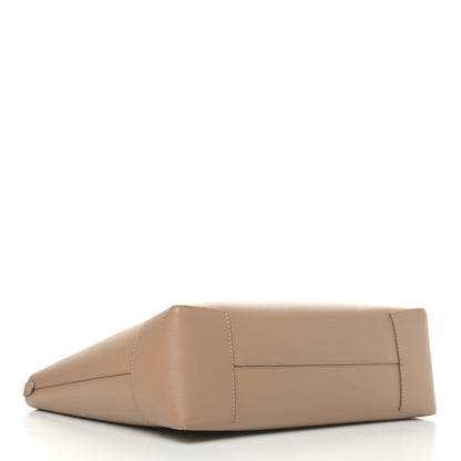 Burberry Calfskin TB Motif Embossed Medium Tote Camel 3 of 4