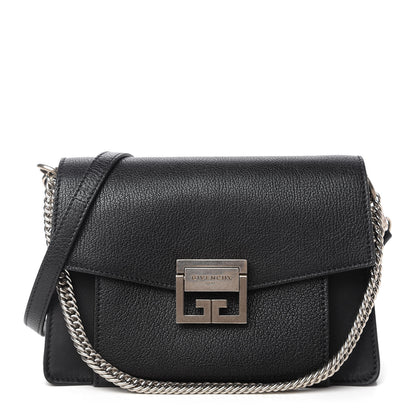 Givenchy Sugar Goatskin Small GV3 Shoulder Bag Black 1 of 9