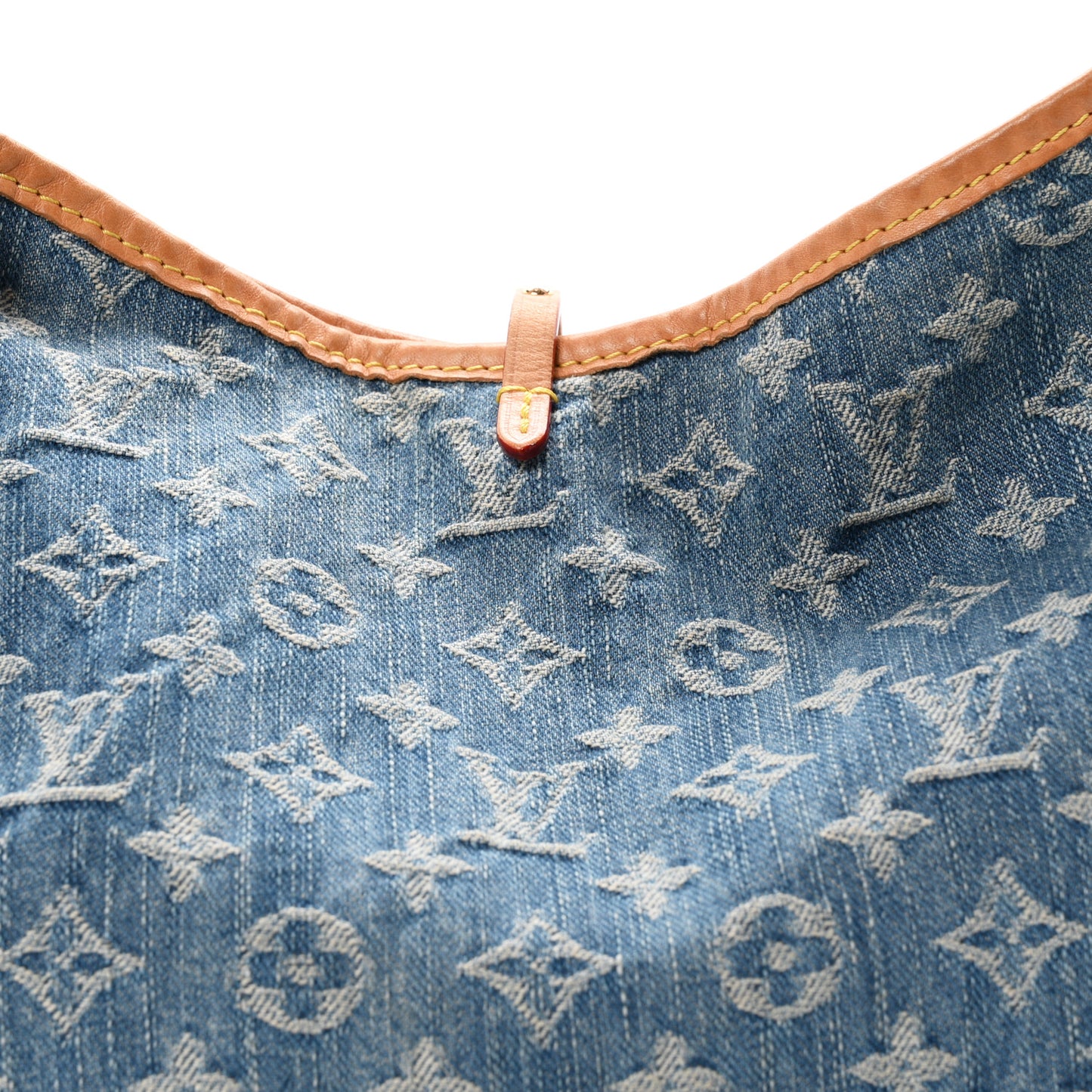 Monogram Denim CarryAll MM Blue