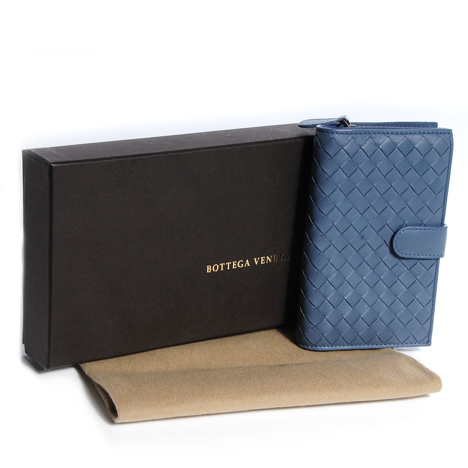 Bottega Veneta Nappa Intrecciato Continental Wallet Krim 5 of 9