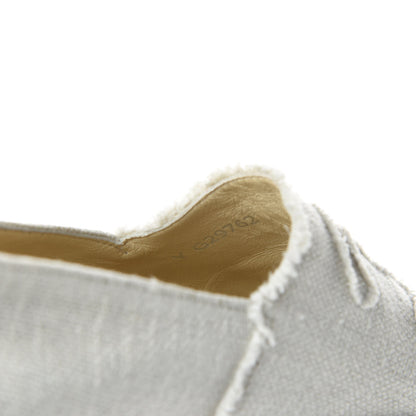 Chanel Linen CC Espadrilles 39 Beige Black 11 of 11