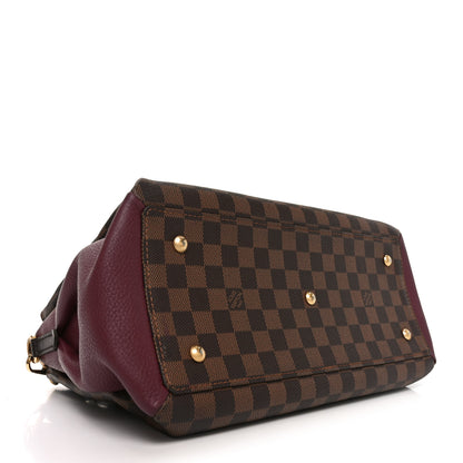 Louis Vuitton Cuir Taurillon Damier Ebene Normandy Bordeaux 4 of 9