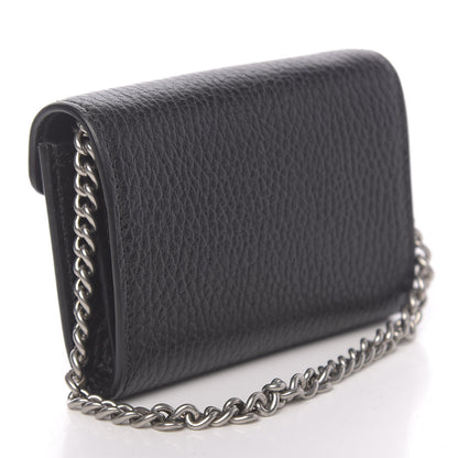 Gucci Calfskin Dionysus Coin Purse Black 3 of 7