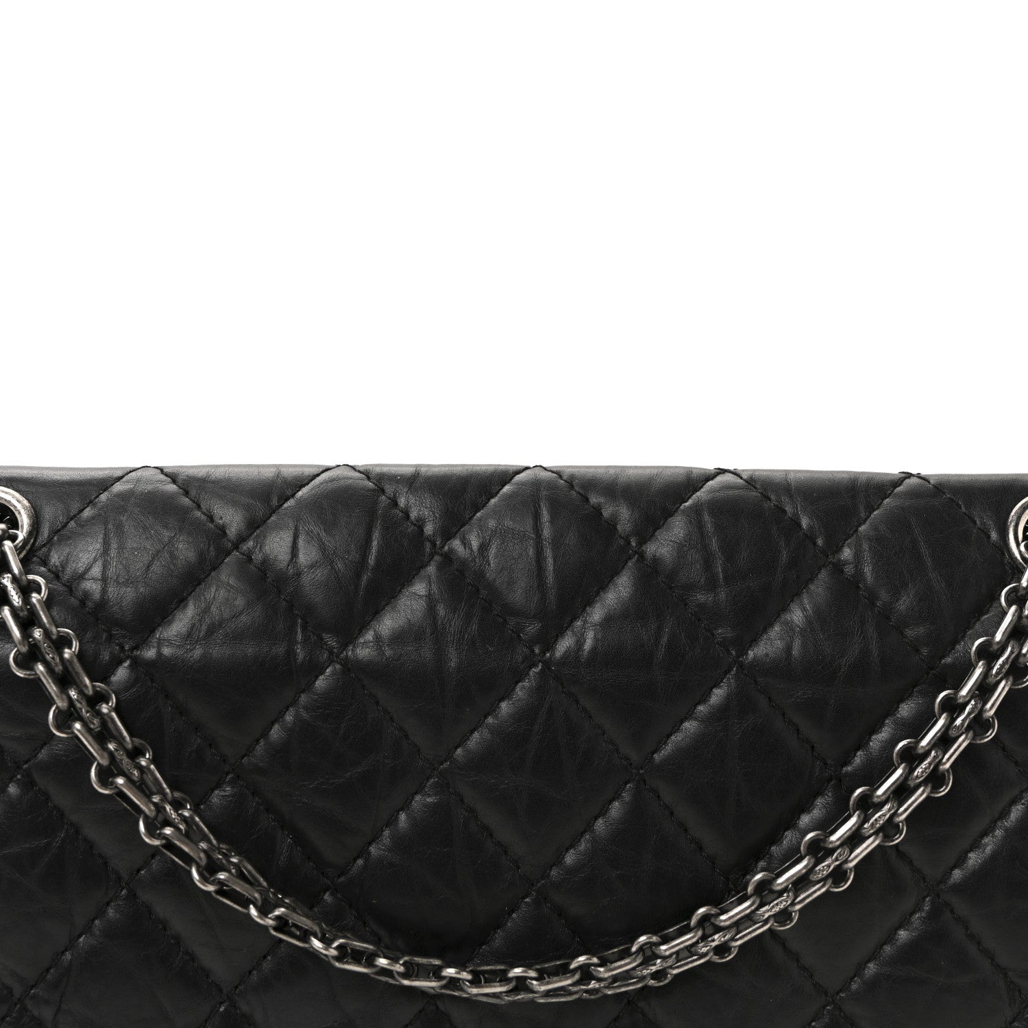 Chanel Aged Calfskin Quilted 2.55 Reissue 226 Flap Black 8 of 10