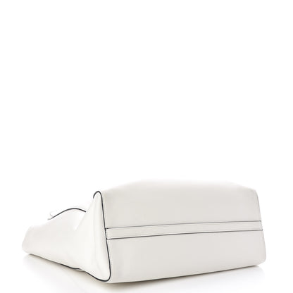 Prada City Calf Shopping Tote White 4 of 9