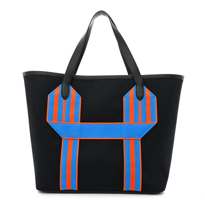 Hermes Canvas Taurillon Clemence Pursangle Tote 1 of 10