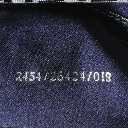 Fendi Zucchino Crystal Baguette Navy 8 of 8