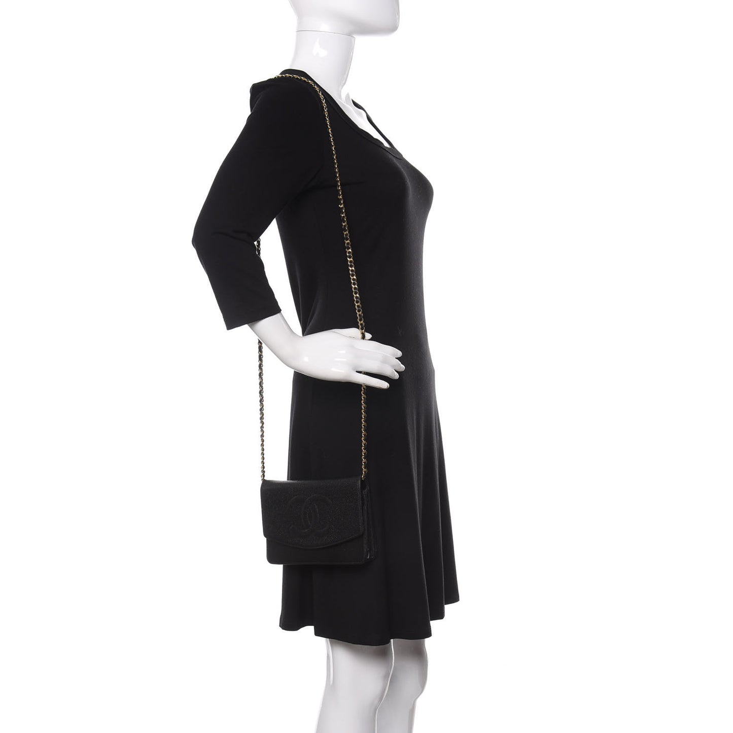 Caviar Timeless CC Wallet On Chain WOC Black