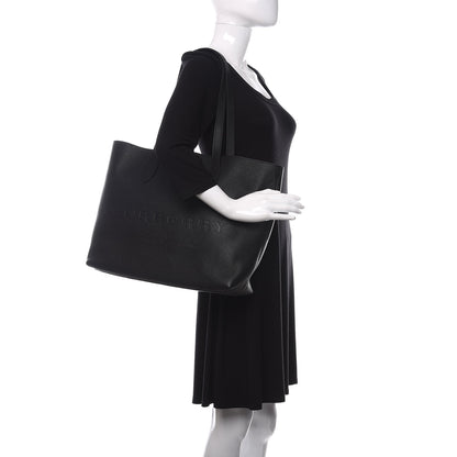 Burberry Grainy Calfskin Remington Tote Black 2 of 9