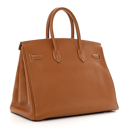 Hermes Togo Birkin 35 Gold 3 of 13