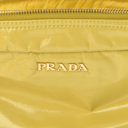 Prada Vernice Patent Cosmetic Pouch Ananas 6 of 12