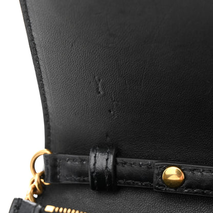 Balenciaga Shiny Box Calfskin Hourglass Chain Bag Black 11 of 12