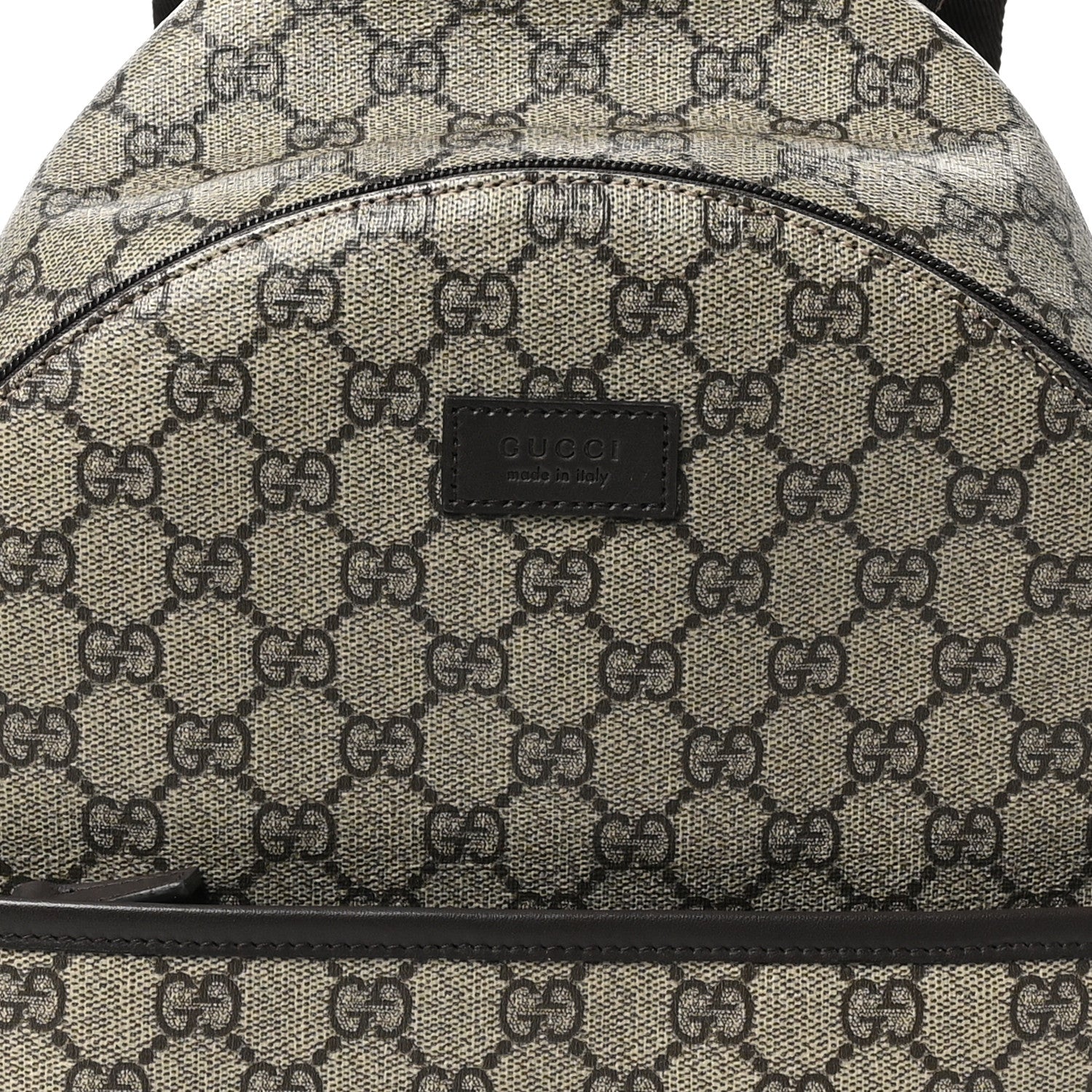 Gucci GG Supreme Monogram Margaux Calfskin Childrens Day Backpack Beige Ebony Cocoa Dark Chocolate 9 of 10