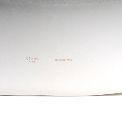 Celine Calfskin Seau Drawstring Tote White 8 of 9