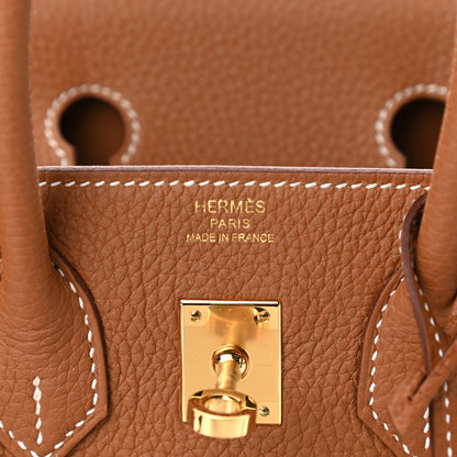 Hermes Togo Birkin 25 Gold 6 of 11