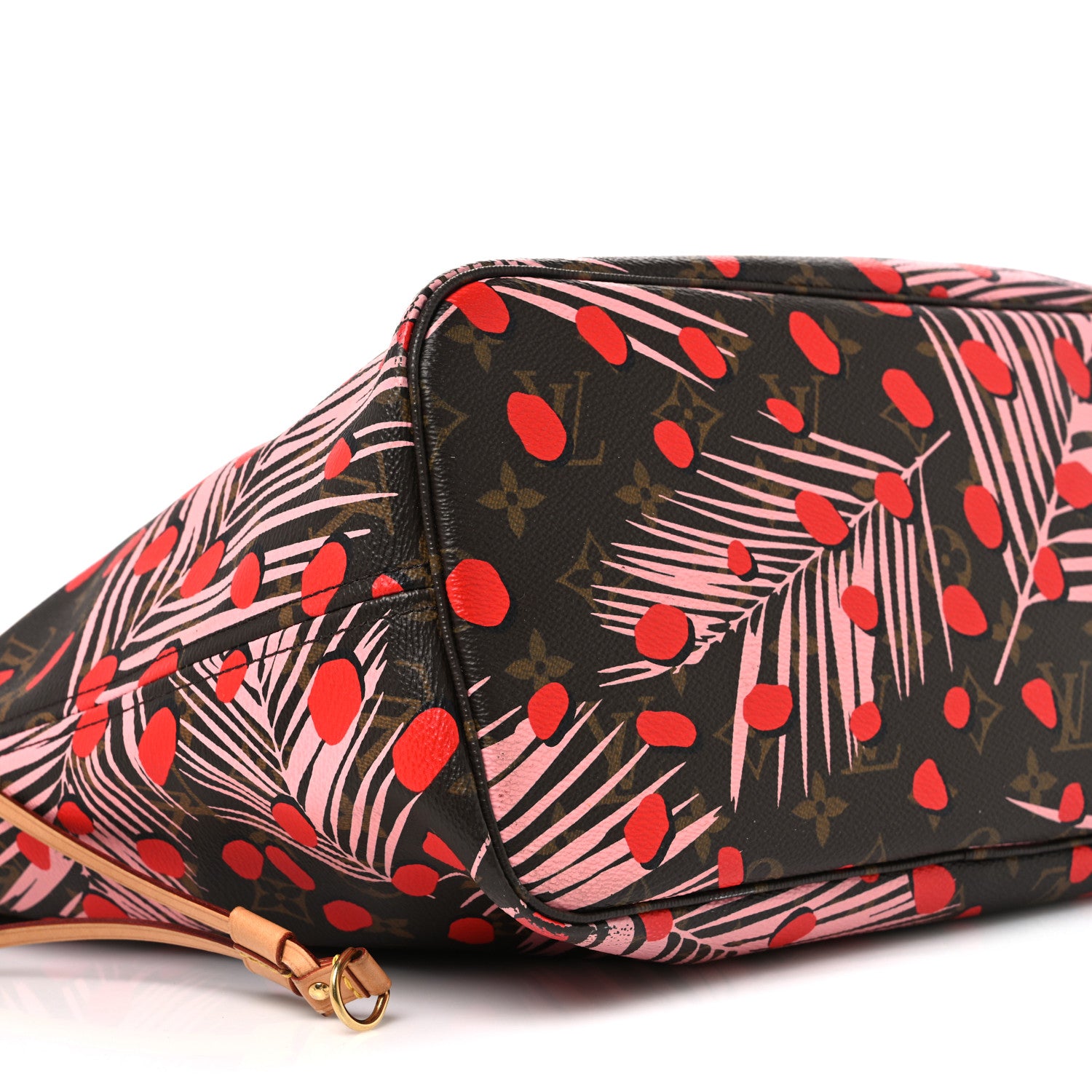 Louis Vuitton Monogram Jungle Dots Neo Neverfull MM Sugar Pink Poppy 9 of 11