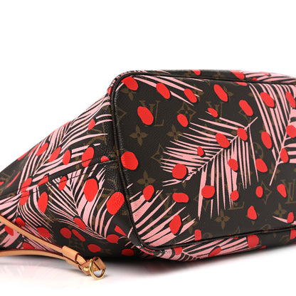 Louis Vuitton Monogram Jungle Dots Neo Neverfull MM Sugar Pink Poppy 9 of 11