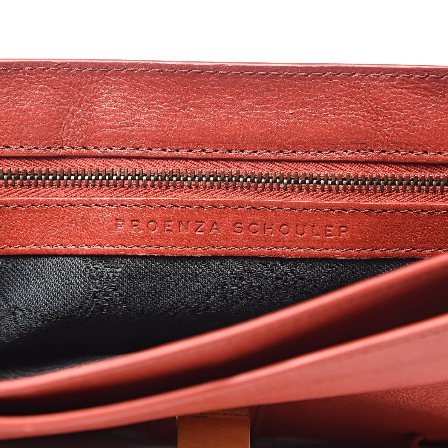 Proenza Schouler Lambskin PS1 Pochette Clutch Paprika 6 of 9