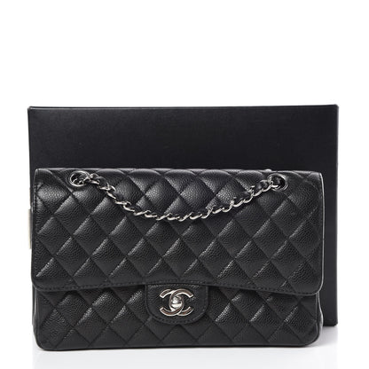 Chanel Caviar Quilted Medium Double Flap Black 8 of 8