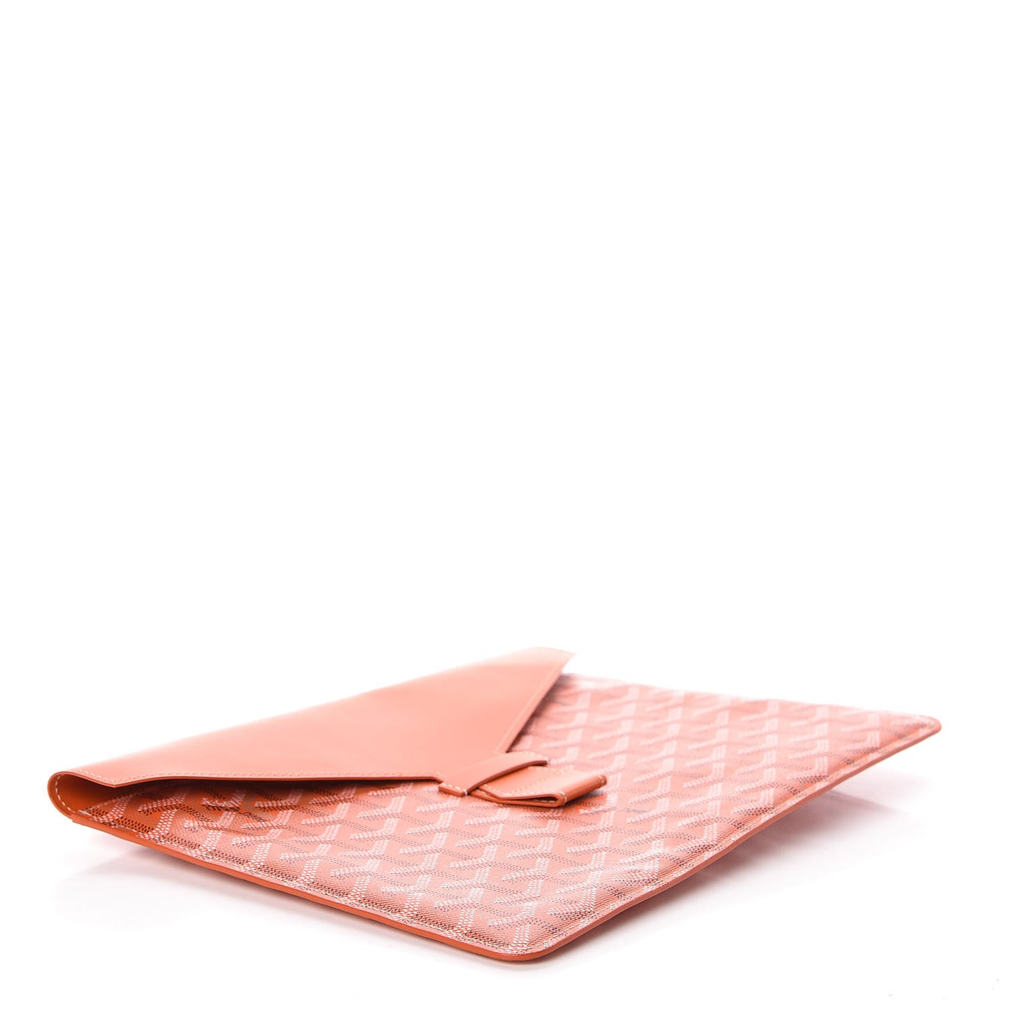 Goyardine Camondo MM Horizontal Clutch Orange